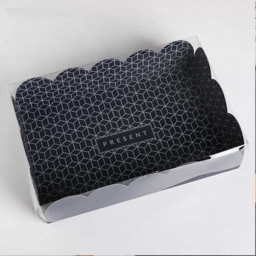 Коробка подарочная с PVC крышкой «Present», 20×30×8 см Коробка подарочная с PVC крышкой «Present», 20×30×8 см