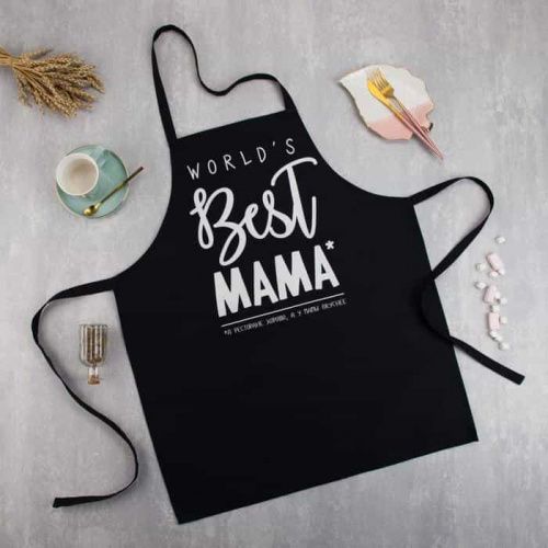 Фартук "Этель BEST МАМА", 70*60см, 100%хл. саржа