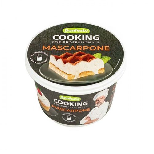 Творожный сыр Маскарпоне Mascarpone Cooking 83%, 0.5кг Творожный сыр Маскарпоне Mascarpone Cooking 83%, 0.5кг