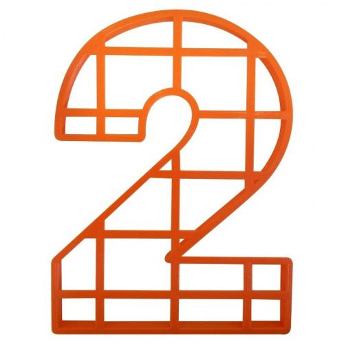 Пластик. форма для торта "Цифра 2" 25см Пластик. форма для торта "Цифра 2" 25см
