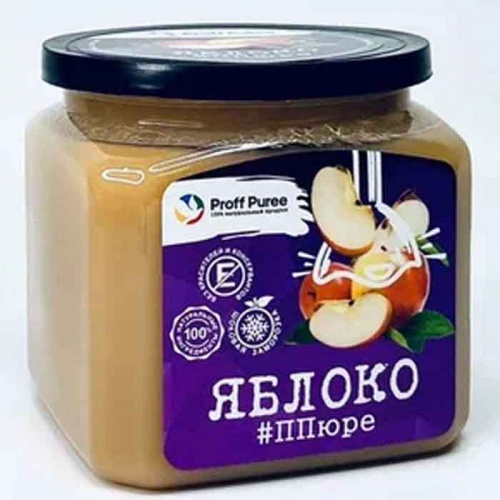 Пюре замороженное Яблоко Proff Puree, 500г