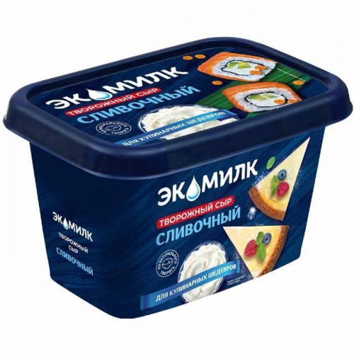 Сыр творожный "Экомилк" 60%, 350г Сыр творожный "Экомилк" 60%, 350г
