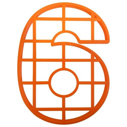 Пластик. форма для торта "Цифра 6/9" 25см