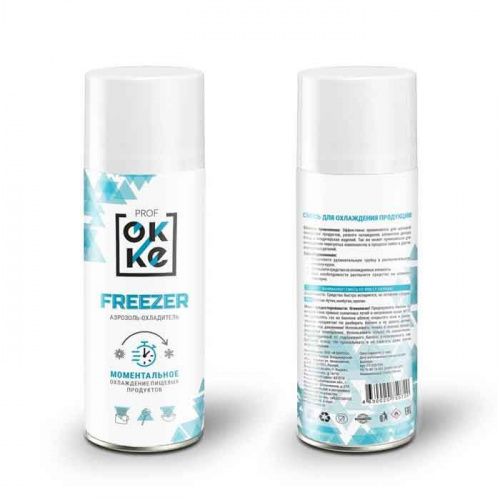 Спрей для охлаждения Freezer OKKE PROF, 400мл Спрей для охлаждения Freezer OKKE PROF, 400мл